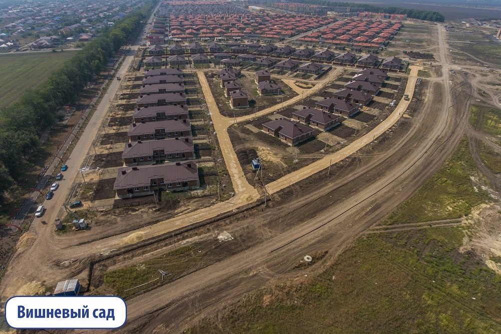Ход строительства домов в ЖР Гармония за Август 2019 г.Михайловск